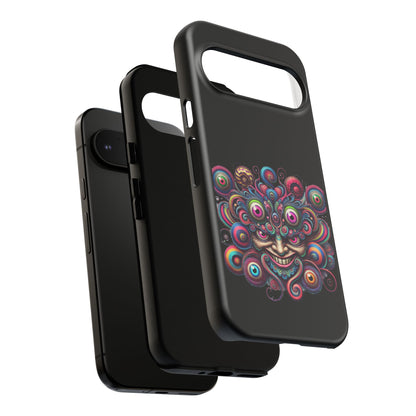 Psychedelic Smiling Eye Cluster Phone Case