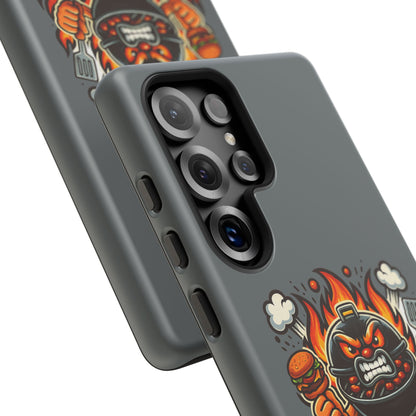 Grilling Phone Case — "Charcoal Is the Last Bastion of Liberty" BBQ Design