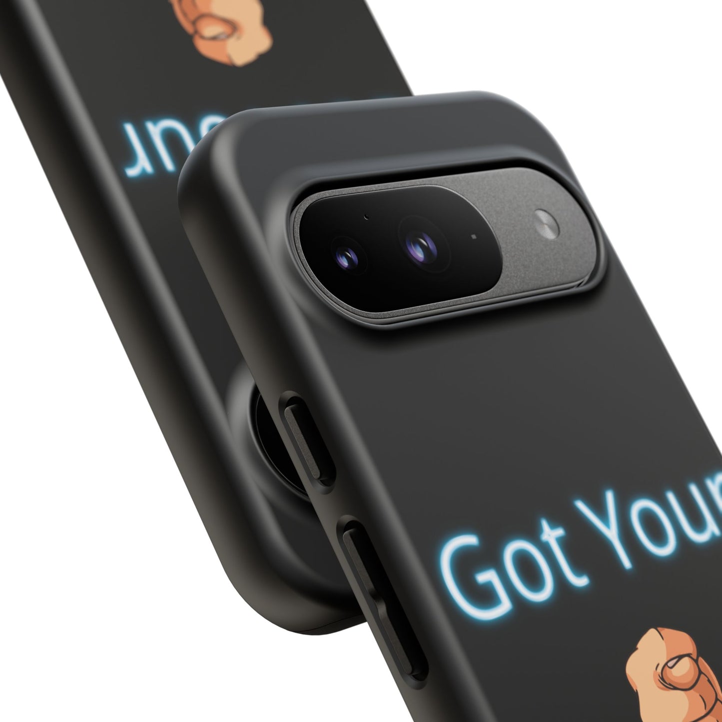 Got Your Nose Phone Case — Funny Neon Fist Design