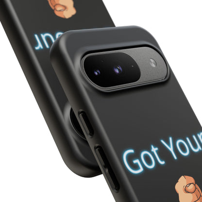 Got Your Nose Phone Case — Funny Neon Fist Design