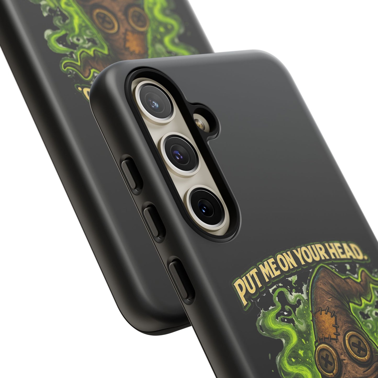 Phone Case — “Put Me On Your Head, I Double Dare You” Scary Witch Hat Design