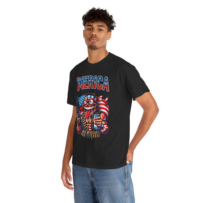 ‘MERICA – Patriotic Mayhem Graphic Tee