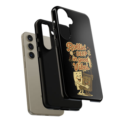 Phone Case — "Rollin' Deep in Good Vibes" Cartoon Retro Design