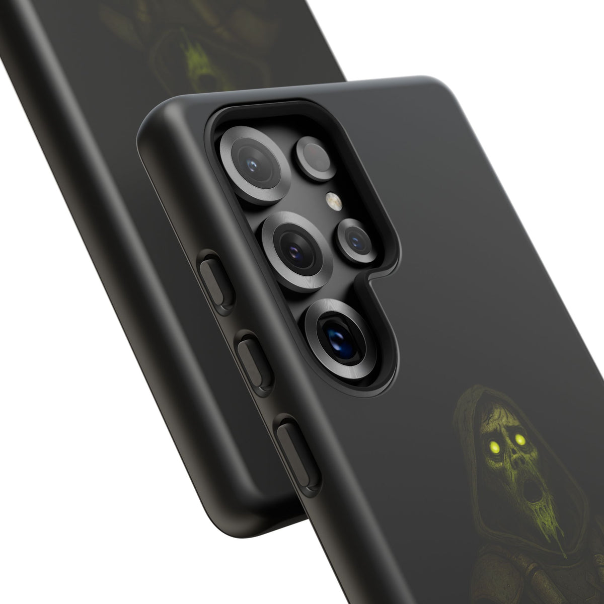 Phone Case — 'Toxic? Nah, Just Prophetically Unpleasant' Neon Grim Reaper Protective Cover
