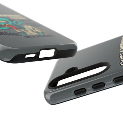 Funny Zombie Phone Case — "I'm Not a Morning Person" Graphic Tough Case