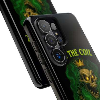 Tough Cases — “I Am The Coil In Your Nightmares” Skull Snake Shockproof Phone Case
