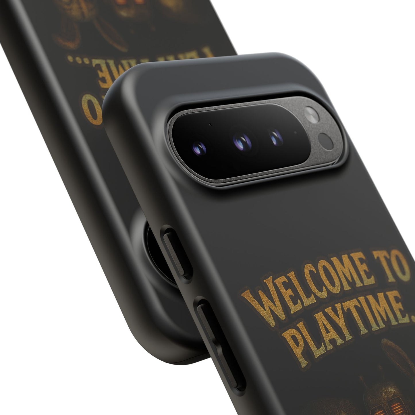 Phone Case — "Welcome to Playtime... Permanently." Horror Game Character Protective Case