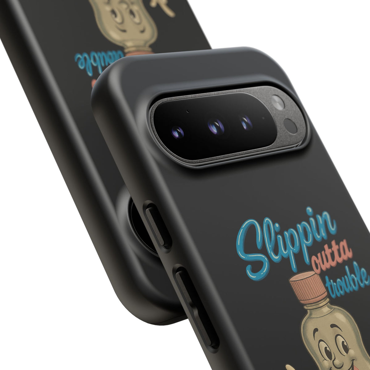 Phone Case — Retro 'Slippin Outta Trouble' Baby Bottle Design