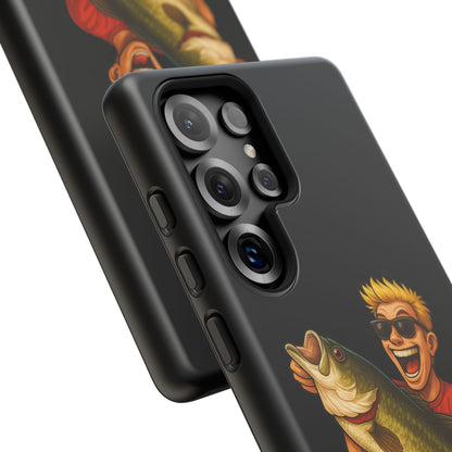 Fishing Phone Case — "I Came. I Cast. I Conquered." Graphic Bass Design