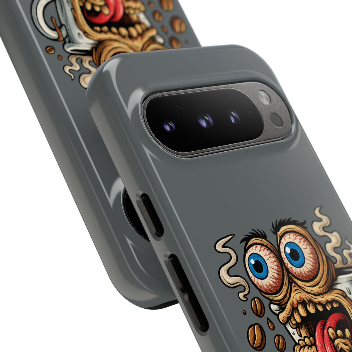 Phone Case — "This Isn't a Cup, It's a Cry for Help" Coffee Monster Design