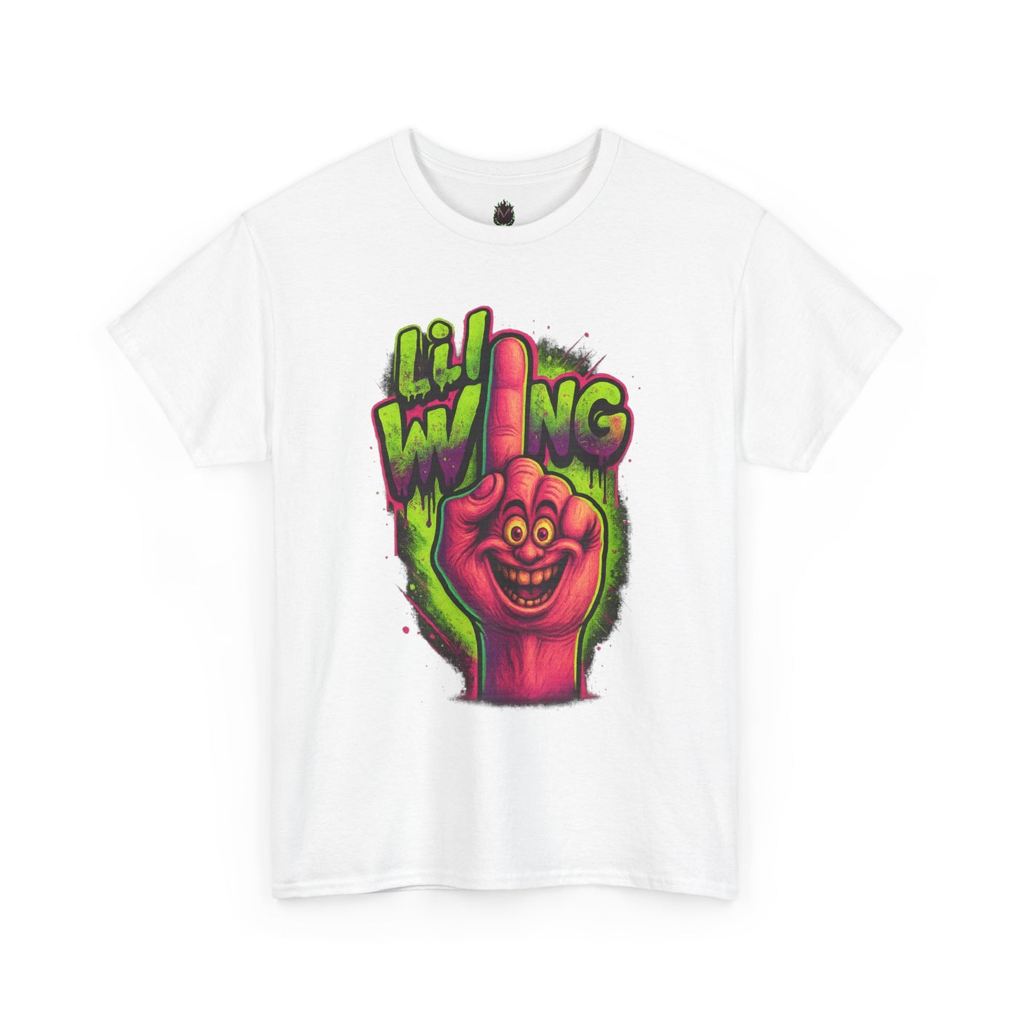 Lil’ Wing – Happy Middle Finger Monster Tee
