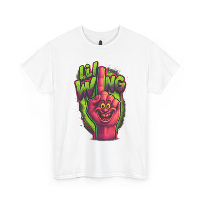 Lil’ Wing – Happy Middle Finger Monster Tee