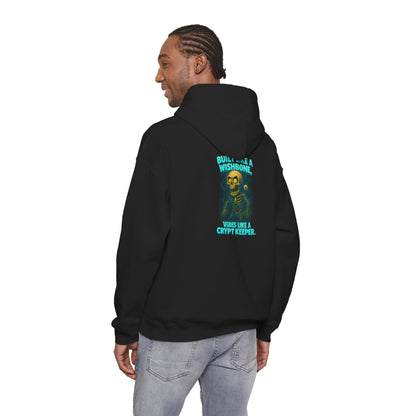 Skull Vintage Graphic Hoodie — "Built Like A Wishbone" Creepy Cute Pullover