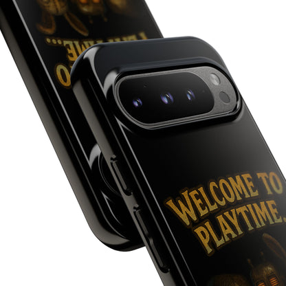 Phone Case — "Welcome to Playtime... Permanently." Horror Game Character Protective Case
