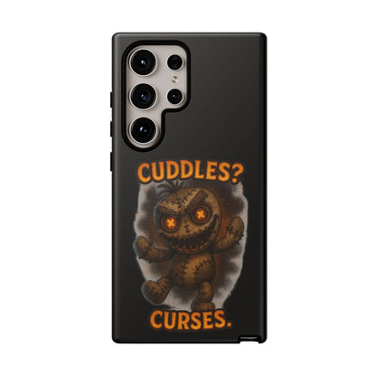 Phone Case — 'Cuddles? Curses.' Voodoo Doll Gothic Protective Case