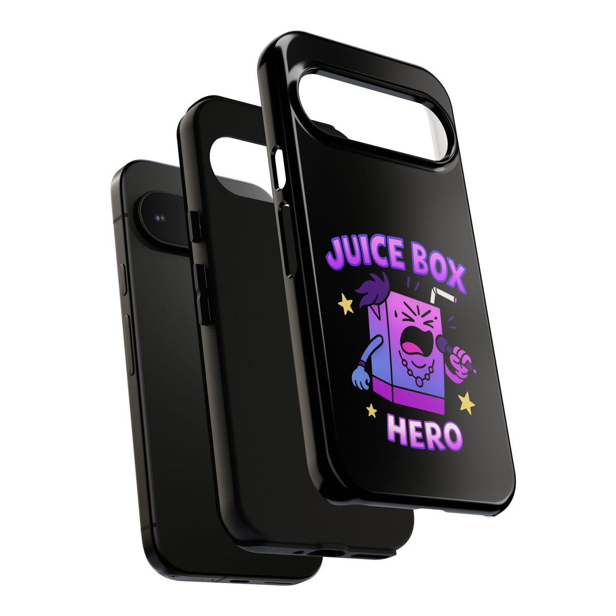 Phone Case — 'Juice Box Hero' Cute Cartoon Protective Cover