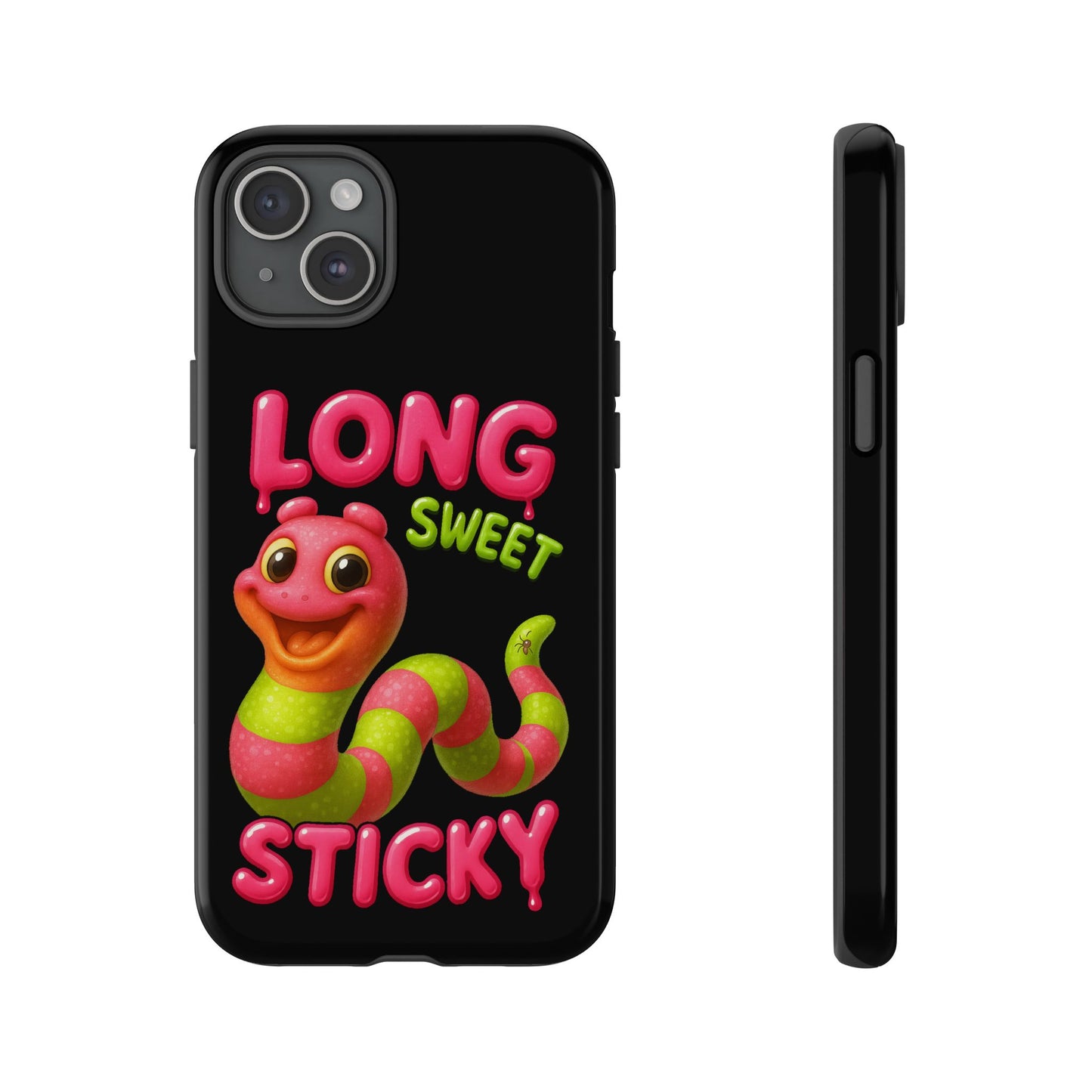 Phone Case — "Long Sweet Sticky" Cute Candy Snake Protective Case
