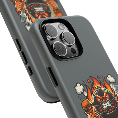 Grilling Phone Case — "Charcoal Is the Last Bastion of Liberty" BBQ Design