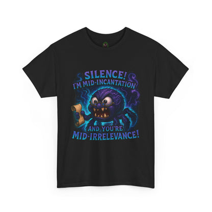 Silence! I’m Mid-Incantation T-Shirt | Funny Witchy Monster Tee