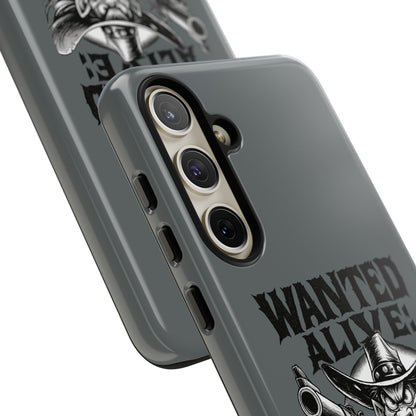 Phone Case — "Wanted Alive!" Cowboy Chewin' Tobacco Graphic