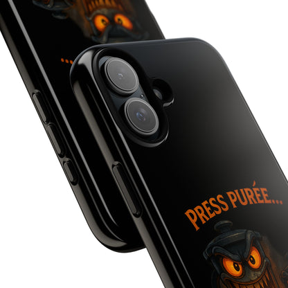 Phone Case - 'Press Purée...and Pray' Halloween Horror Protective Cover