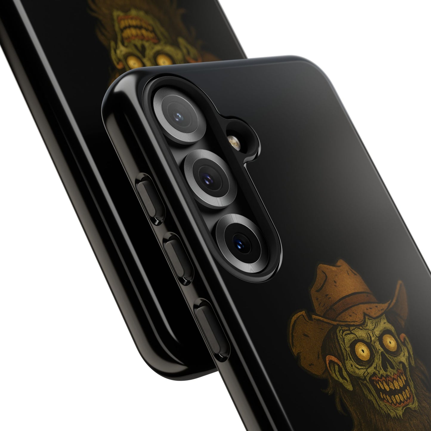 Zombie Cowboy Phone Case — "Ain't No Grave Gonna Hold This Yeehaw" Protective iPhone Cover