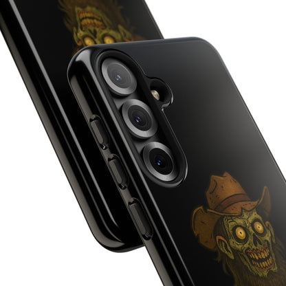 Zombie Cowboy Phone Case — "Ain't No Grave Gonna Hold This Yeehaw" Protective iPhone Cover