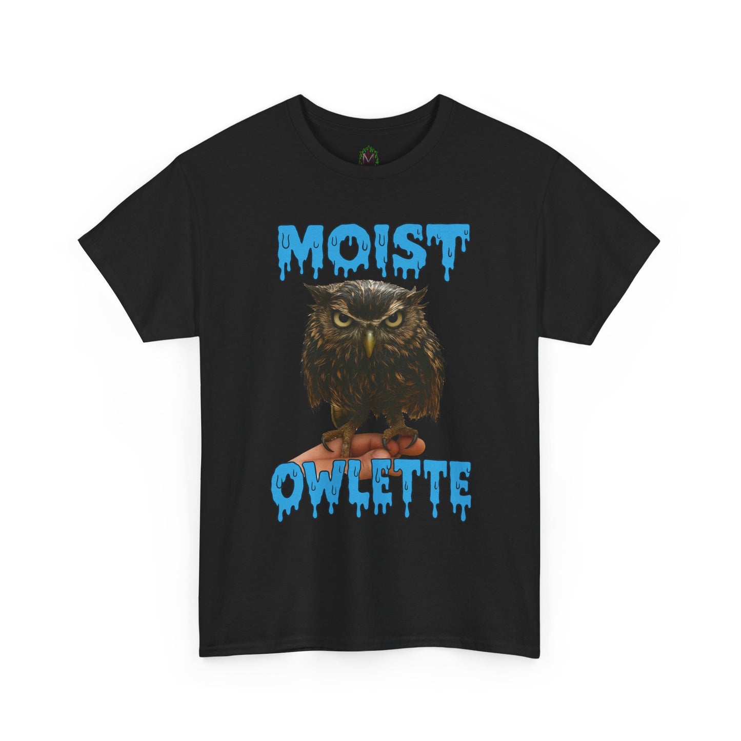 Moist Owlette T-Shirt | Cute Grumpy Owl Graphic