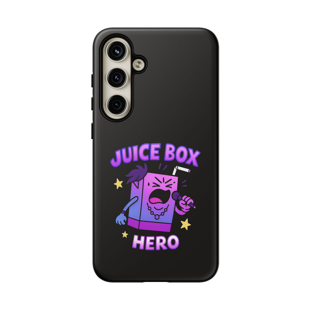 Phone Case — 'Juice Box Hero' Cute Cartoon Protective Cover