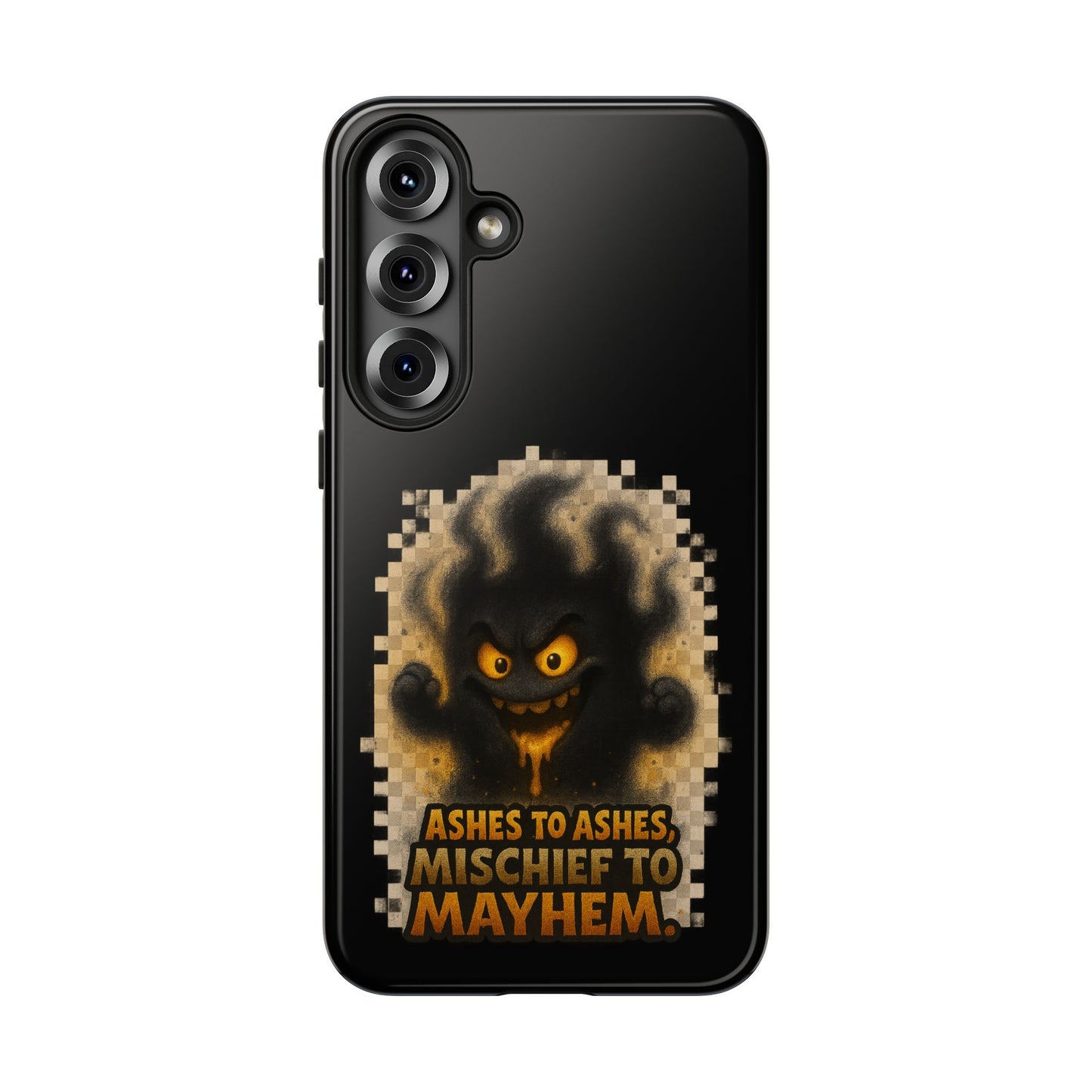 Phone Case — 'Ashes to Ashes, Mischief to Mayhem' Spooky Ghost Protective Case