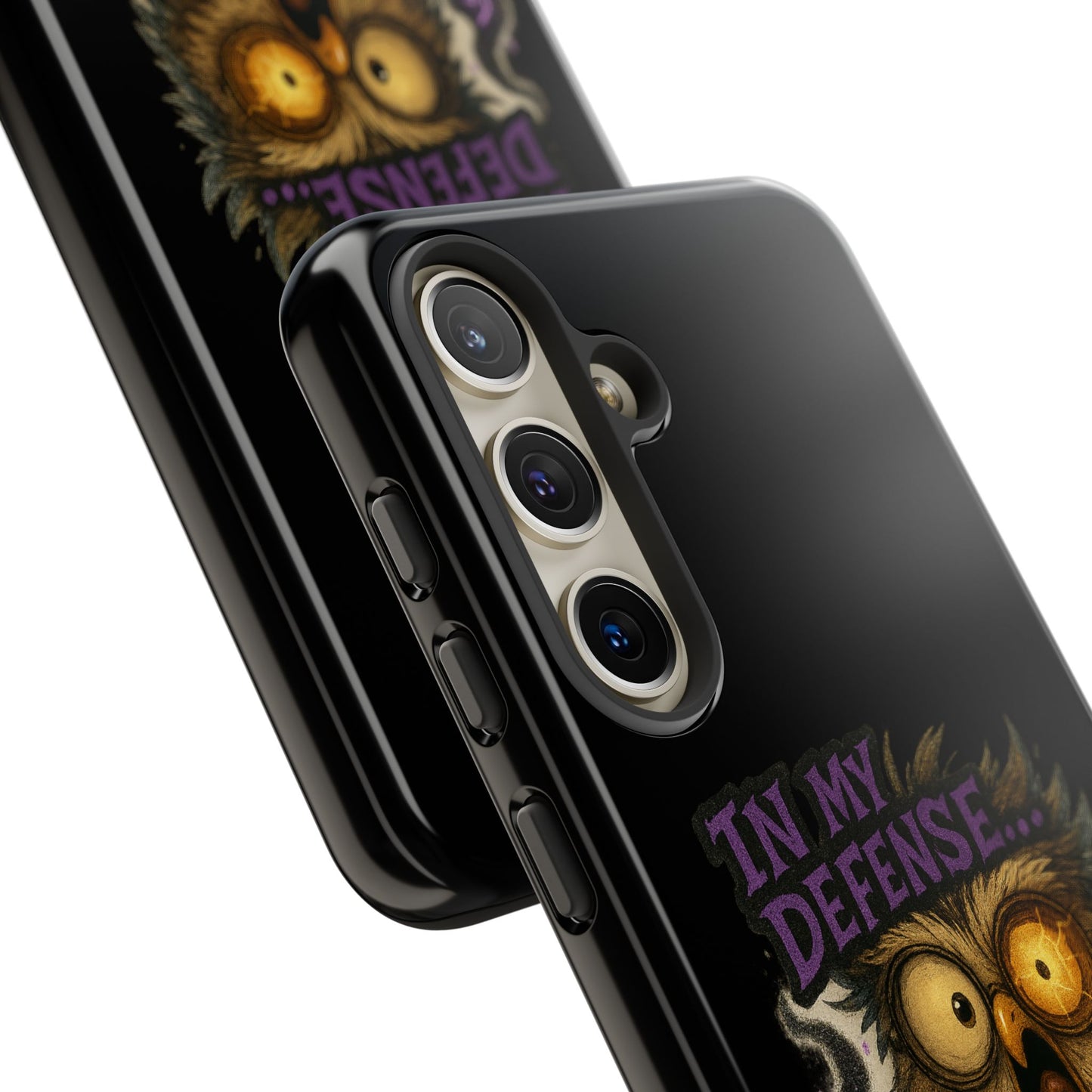 Phone Case — 'In My Defense… The Spell Did Work' Owl Witchy Protective Case
