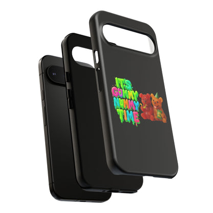 Phone Case — "It's Gummy Nummy Time" Colorful Gummy Bear Protective Case
