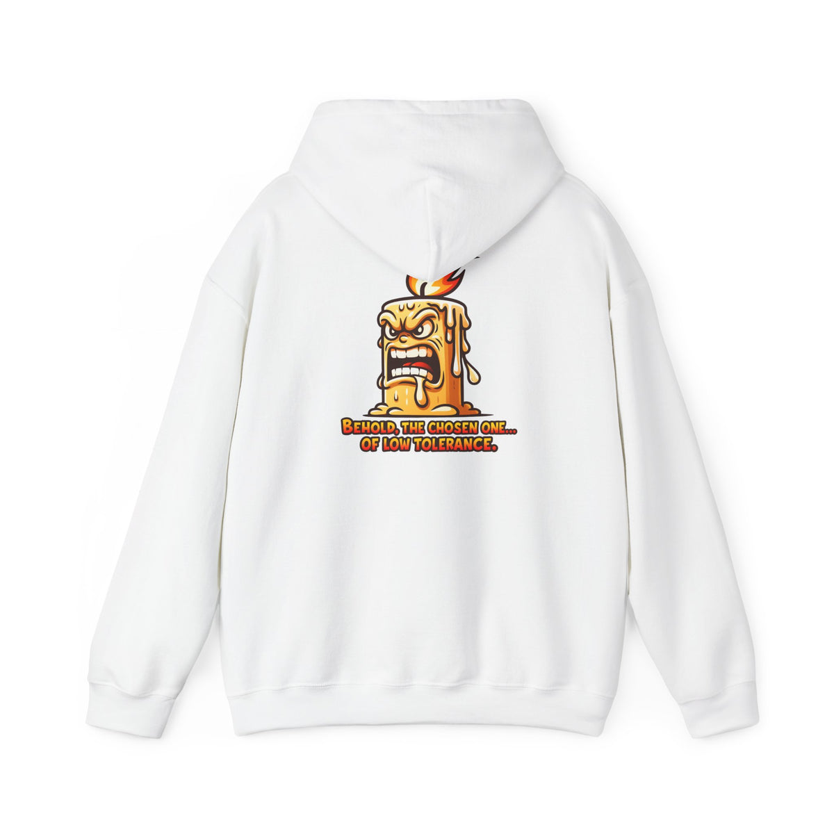 Hoodie — Spicy Candle Melt Comic Design (“Because I’m Candles and... My Tolerance”)