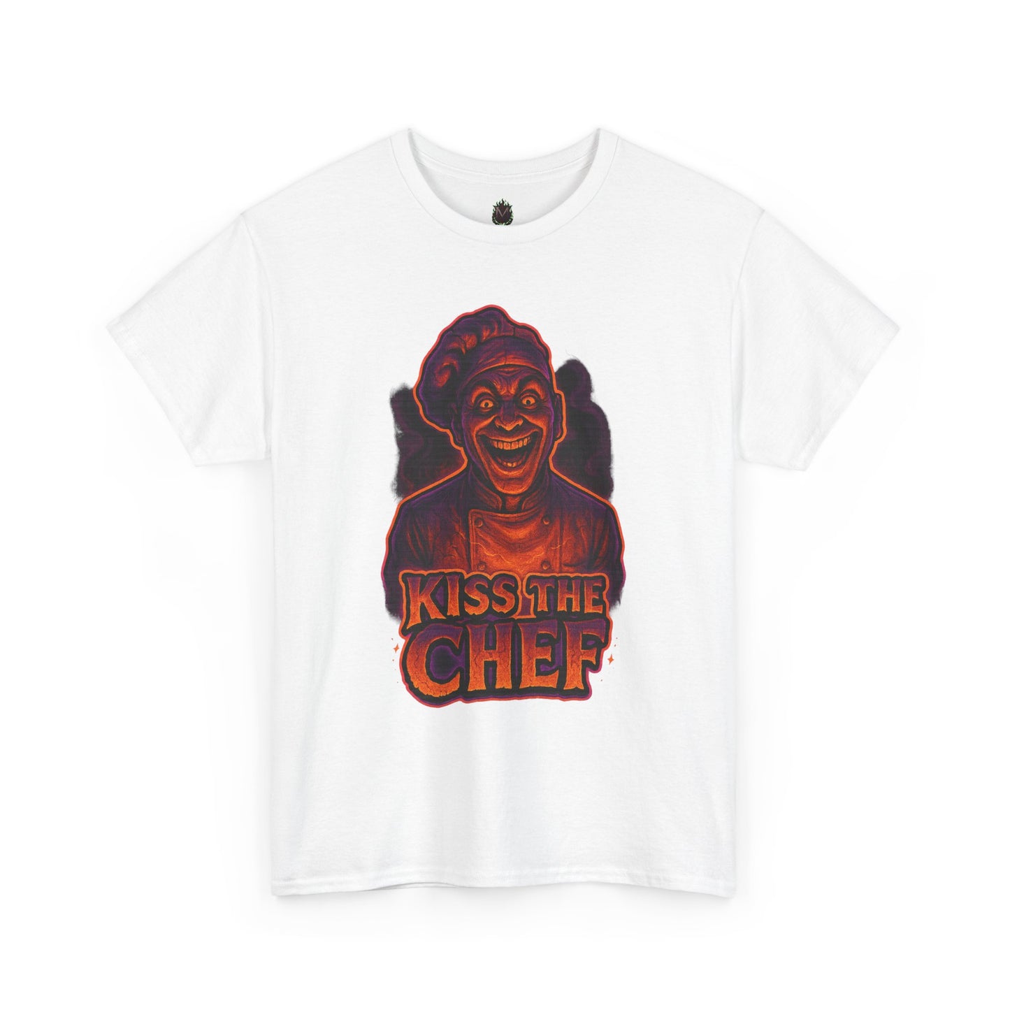Kiss the Chef T-Shirt | Retro Neon Chef Illustration