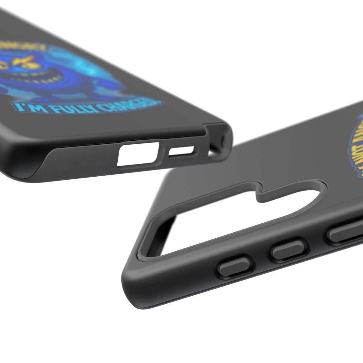 Phone Case - "I'm Not Angry, I'm Fully Charged" Electric Monster Protective Cover