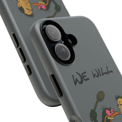 Phone Case - "We Will Resist" Cartoon Protest Design