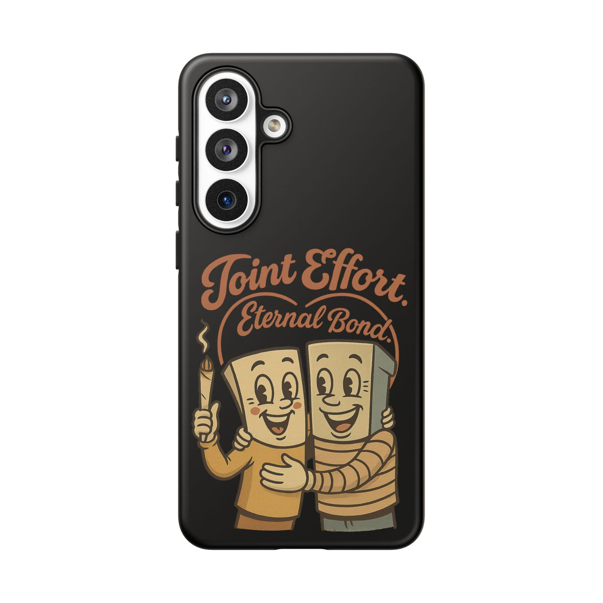 Phone Case — "Joint Effort Eternal Bond" Retro Cannabis Matchstick Design