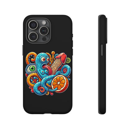 Octopus Surf Phone Case — Colorful Nautical Art Protective Phone Cover