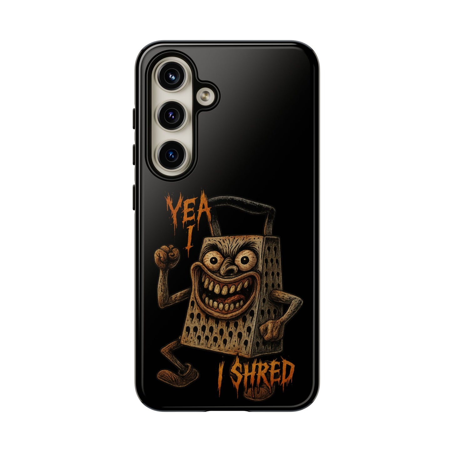 Phone Case — Funny Grater Character 'Yea I Shred' Protective iPhone Cover