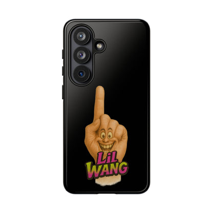 Phone Case — 'Lil Wang' Humorous Middle Finger Character Protective Cover
