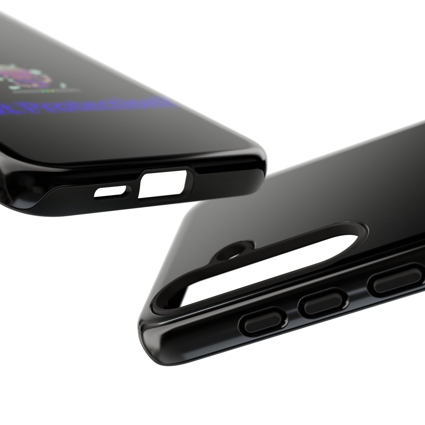 Phone Case — 'Got Protection?' Cute Purple Alien Anti-Shock Protective Cover