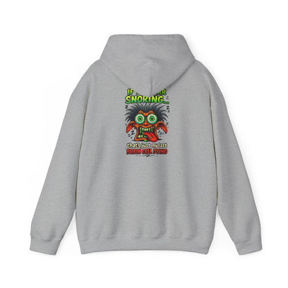Funny Snoring Monster Hoodie – 'I'm Snoring' Graphic Back Pullover
