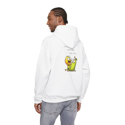 Hoodie - "When We’re Half, We’re There" Cute Mango & Pear Friendship Hoodie