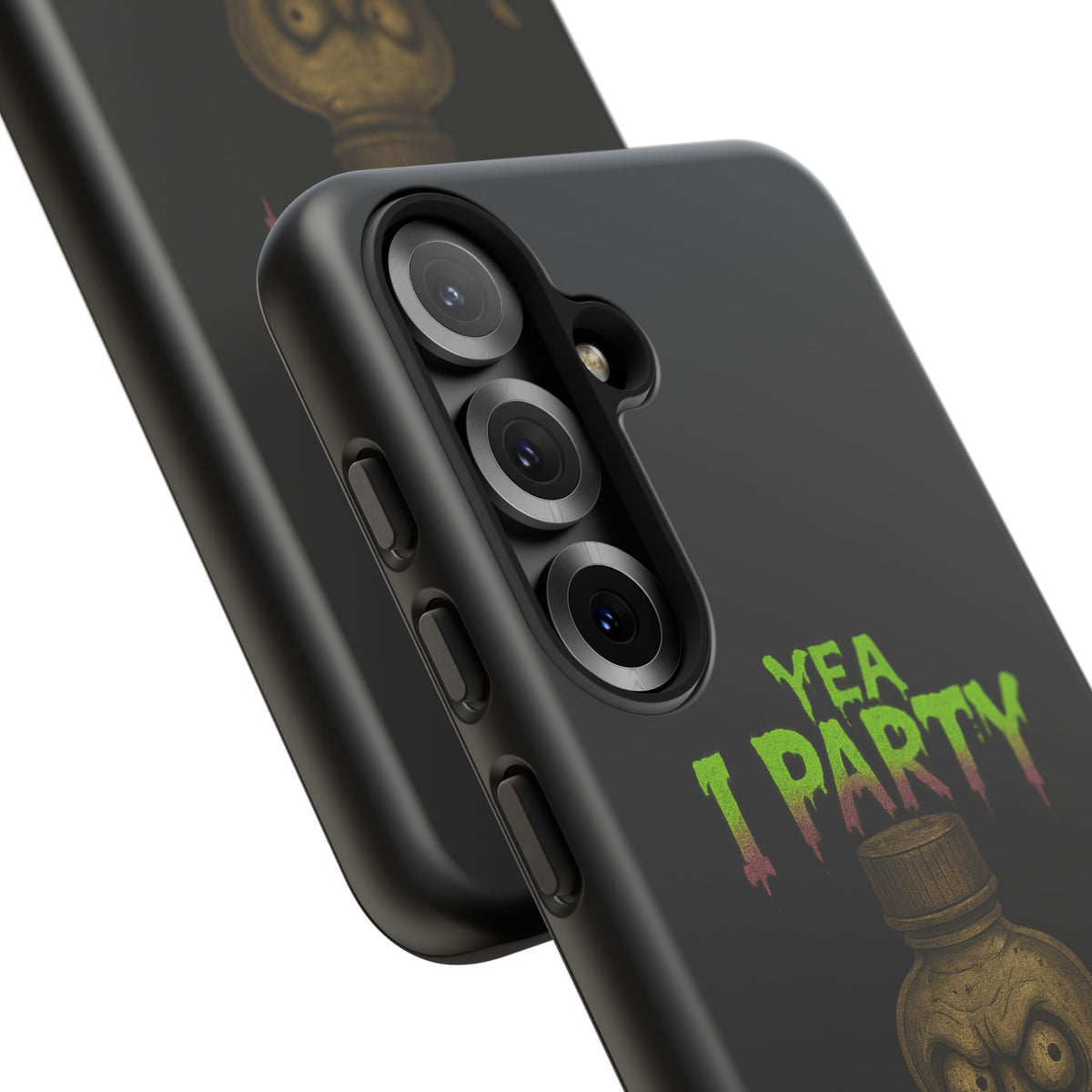 Phone Case — 'Yea I Party' Creepy Baby Bottle Graphic