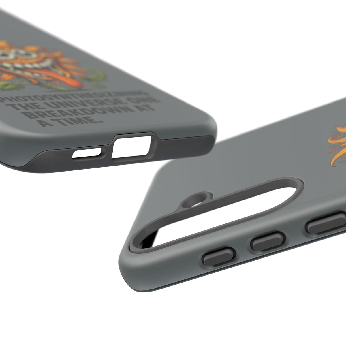 Funny Monster Sunflower Phone Case — "Photosynthesizing the Universe One Breakdown at a Time"