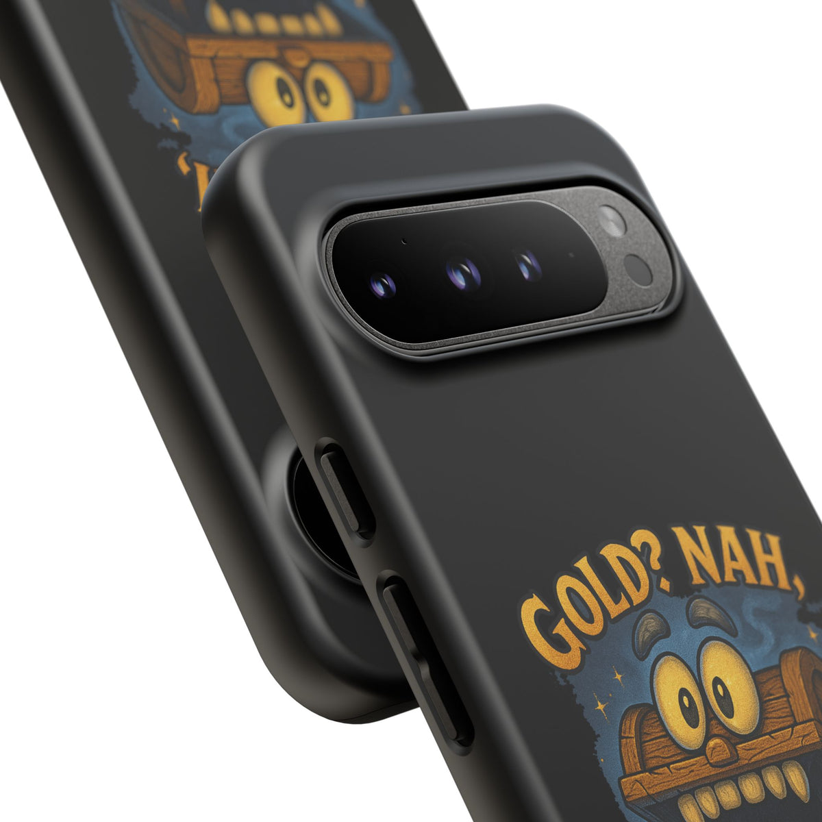 Phone Case — “Gold? Nah, I’m Full of Disappointment” Funny Treasure Chest Design