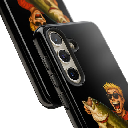 Fishing Phone Case — "I Came. I Cast. I Conquered." Graphic Bass Design