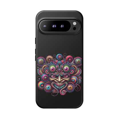 Psychedelic Smiling Eye Cluster Phone Case