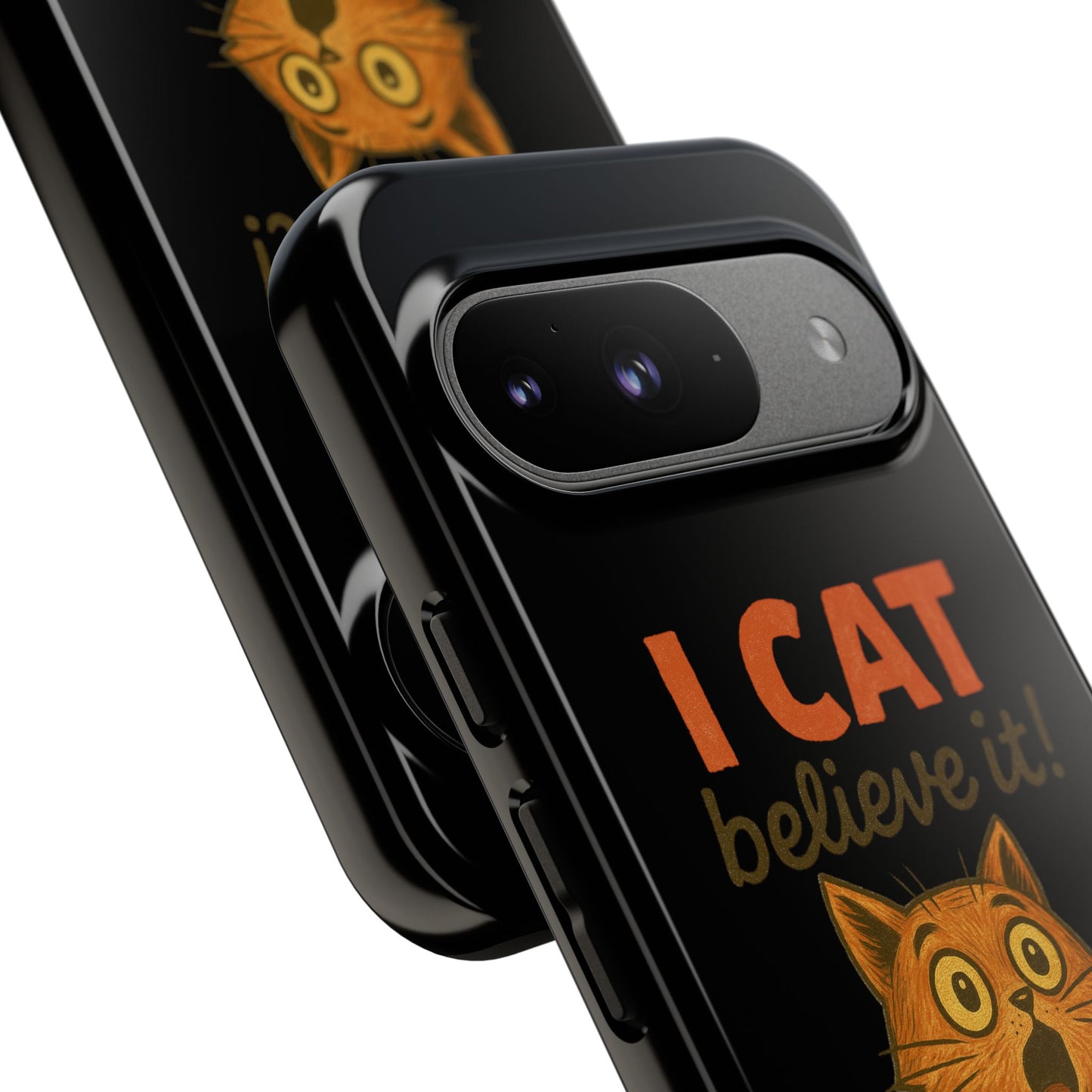 Phone Case — "I Cat Believe It!" Funny Orange Cat Protective Case