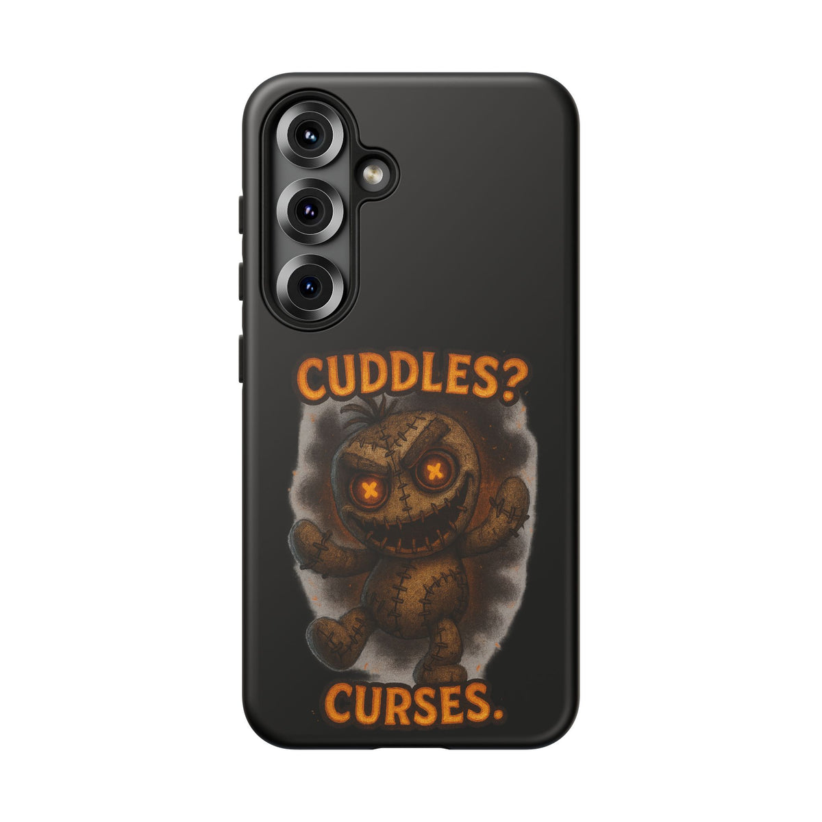Phone Case — 'Cuddles? Curses.' Voodoo Doll Gothic Protective Case